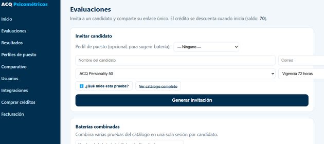 ACQ Psicométricos