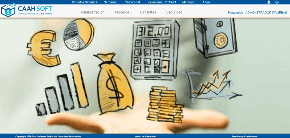 CAASOFT Software de gestión de Caja de Ahorro